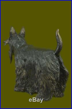 Bronze Scottish (Scottie) Terrier Hot Cast Large Sculpture Hand Made Statue Sale