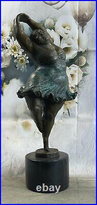 Bronze Sculpture Abstract Nude Naked Lady by Botero 18 Tall Hand Made Statue