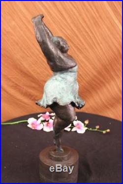 Bronze Sculpture Abstract Nude Naked Lady by Milo 20 Tall Hand Made Statue Gift