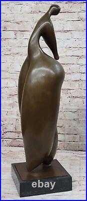 Bronze Sculpture Abstract Nude Naked Lady by Milo 28 Tall Hand Made Statue Art