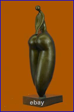 Bronze Sculpture Abstract Nude Naked Lady by Milo 28 Tall Hand Made Statue Deal