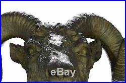 Bronze Sculpture Art Deco Rams Head Bust For Wall Hot Cast Hand Made Statue