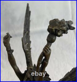 Bronze Sculpture Classic Nike Winged Victory of Samothrace Hand Made Nude
