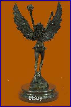 Bronze Sculpture Classic Nike Winged Victory of Samothrace Statue Hand Made DEAL