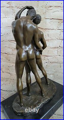 Bronze Sculpture Detailed Superb Statue Hand Made Classic Erotic Art Figurine