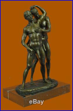 Bronze Sculpture Detailed Superb Statue Hand Made Classic Erotic Art Figurine