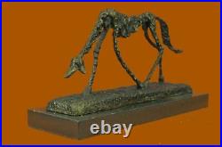 Bronze Sculpture Hand Made Detailed Figurine Large Dog Bronze Sculpture Statue