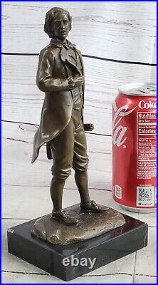 Bronze Sculpture Hand Made Museum Quality Thomas Jefferson Artwork Figurine