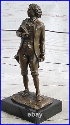 Bronze Sculpture Hand Made Museum Quality Thomas Jefferson Artwork Figurine