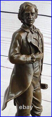 Bronze Sculpture Hand Made Museum Quality Thomas Jefferson Artwork Figurine