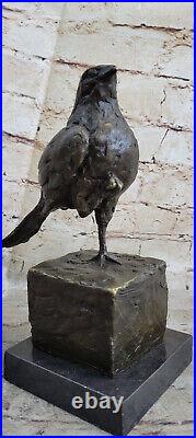 Bronze Sculpture Hand Made Pigeon Bird Bronze Masterpiece Classic Artwork Sale