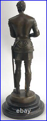 Bronze Sculpture Hand Made Spartan Gladiator Museum Quality Artwork Figur Statue Bronze Sculpture Hand Made Spartan Gladiator Museum Quality Artwork Figur Statue