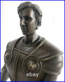 Bronze Sculpture Hand Made Spartan Gladiator Museum Quality Artwork Figur Statue Bronze Sculpture Hand Made Spartan Gladiator Museum Quality Artwork Figur Statue
