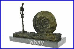 Bronze Sculpture Hand Made Statue ABSTRACT GIA CHIPARUS SOLID ABSTRACT ARTWORK