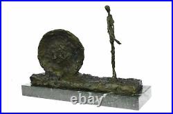 Bronze Sculpture Hand Made Statue Abstract GIA CHIPARUS SOLID ABSTRACT ART DECO