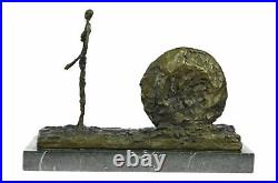 Bronze Sculpture Hand Made Statue Abstract GIA CHIPARUS SOLID ABSTRACT ART DECO