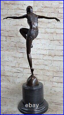 Bronze Sculpture, Hand Made Statue Abstract Modern SOLID ABSTRACT Gift