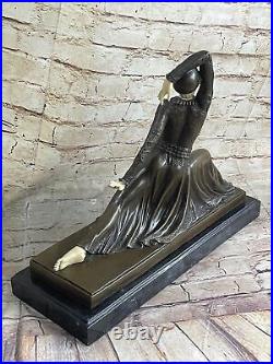 Bronze Sculpture, Hand Made Statue Abstract SOLID ABSTRACT ART DECO