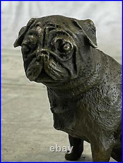 Collectible Bronze Statue *DEAL* Signed Original Nick English Bulldog Dog Pet 
