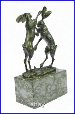Bronze Sculpture, Hand Made Statue Animal Figure ArtworkBunny Rabbit Hare Sale