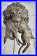Bronze_Sculpture_Hand_Made_Statue_Animal_Real_Cast_Gun_Dog_Retriever_Rabbit_Sale_01_uore