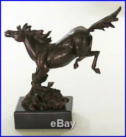 Bronze Sculpture, Hand Made Statue Animal Signed Original Milo Horse Figurine