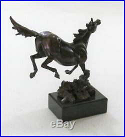 Bronze Sculpture, Hand Made Statue Animal Signed Original Milo Horse Figurine NR
