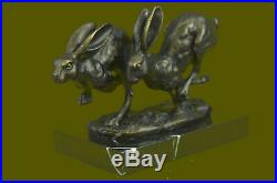 Bronze Sculpture, Hand Made Statue Animal Vienna Austrian Bunny Rabbit Hare SALE