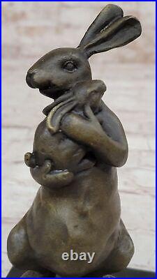 Bronze Sculpture, Hand Made Statue Animal Vienna Austrian Bunny Rabbit Hare Sale