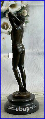 Bronze Sculpture, Hand Made Statue Art Collector Edition Male Men Decoration NR