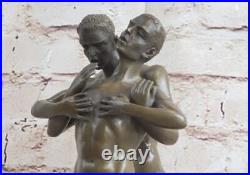 Bronze Sculpture, Hand Made Statue Art Collector Edition Nude Male Men Figure