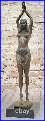 Bronze Sculpture Hand Made Statue Dancers Lovely Dancer By Chiparus Figurine Art Bronze Sculpture Hand Made Statue Dancers Lovely Dancer By Chiparus Figurine Art