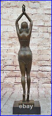 Bronze Sculpture Hand Made Statue Dancers Lovely Dancer By Chiparus Figurine Art Bronze Sculpture Hand Made Statue Dancers Lovely Dancer By Chiparus Figurine Art