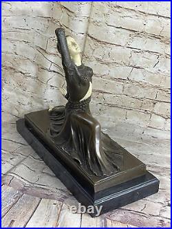 Bronze Sculpture Hand Made Statue Dancers Lovely Dancer Figurine Artwork Sale