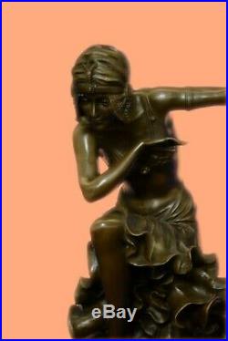 Bronze Sculpture Hand Made Statue Dancers Lovely Dancer Figurine Chiparus DEAL