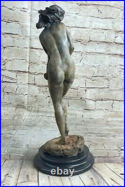 Bronze Sculpture Hand Made Statue Erotic Sign Aldo Vitaleh Italian Artist Nude