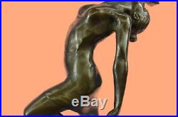 Bronze Sculpture Hand Made Statue Erotic Signed Aldo Vitaleh Italian Artist Deal