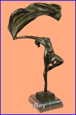 Bronze Sculpture Hand Made Statue Erotic Signed Aldo Vitaleh Italian Artist LARG