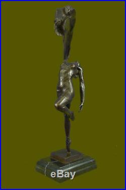Bronze Sculpture Hand Made Statue Erotic Signed Aldo Vitaleh Italian Artist SALE