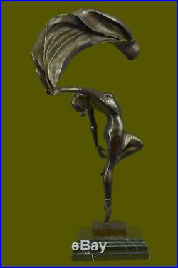 Bronze Sculpture Hand Made Statue Erotic Signed Aldo Vitaleh Italian Artist SALE
