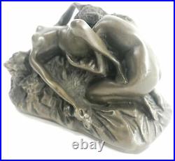 Bronze Sculpture, Hand Made Statue Erotic Two Hot Erotic Sexual Lesbian Love NR