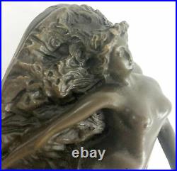Bronze Sculpture, Hand Made Statue Erotic Two Hot Love Art Erotic Sexual Lesbian