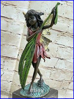 Bronze Sculpture, Hand Made Statue Fairy / Mythical Collector Edition Signed Art