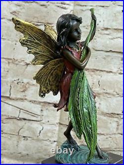 Bronze Sculpture, Hand Made Statue Fairy / Mythical Collector Edition Signed NR