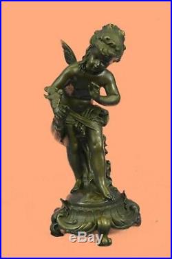 Bronze Sculpture, Hand Made Statue Fairy / Mythical SignedMoreauSemi Nude Sale