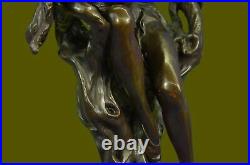 Bronze Sculpture, Hand Made Statue Fairy / Mythical SignedVitalehSemi Nude FF