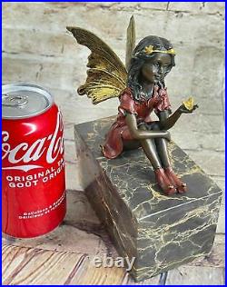 Bronze Sculpture, Hand Made Statue Fairy / Mythical Signed Original Milo Figure