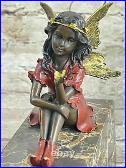 Bronze Sculpture, Hand Made Statue Fairy / Mythical Signed Original Milo Statue