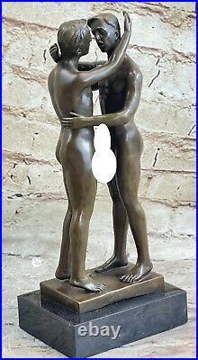 Bronze Sculpture, Hand Made Statue Gay Art Nude Male Man Classic Artwork Sale