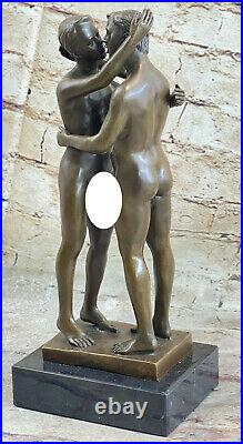 Bronze Sculpture, Hand Made Statue Gay Art Nude Male Man Classic Artwork Sale